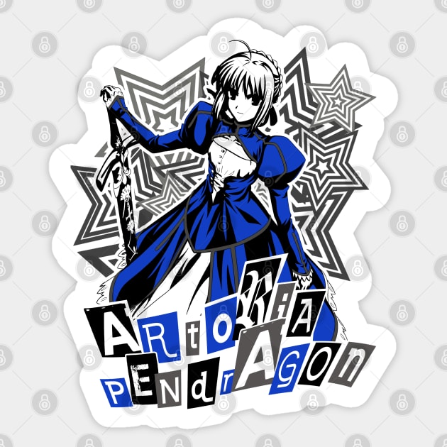 Saber - Artoria Pendragon Sticker by xEmiya